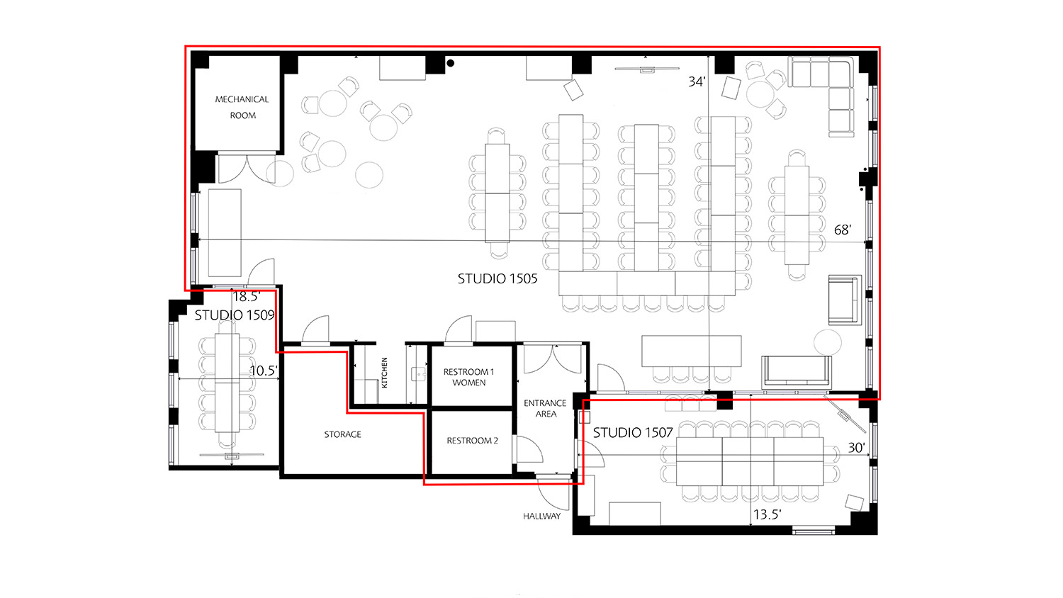 meeting space rental nyc midtown 1505 56